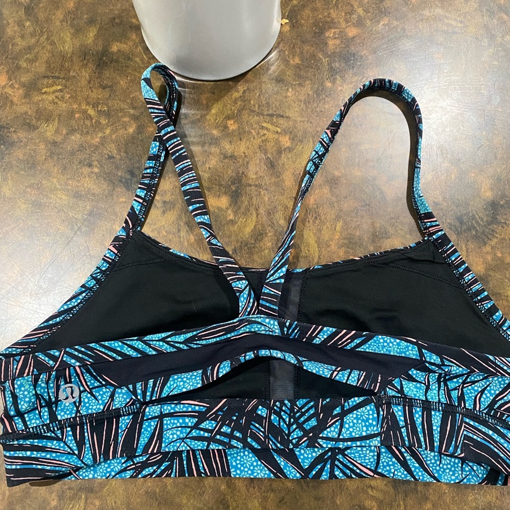lululemon athletica Blue and Black Sports Bra